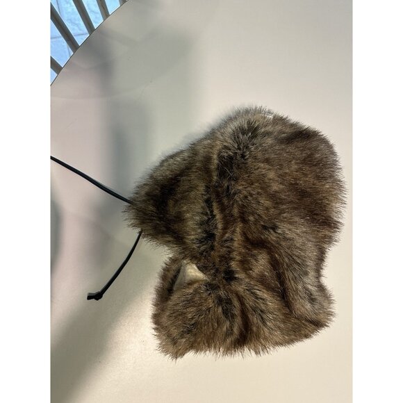 J Davidsson Icelandic Wool Cable Knit Fur Trapper Hat Earflap Beanie Unisex OS main image 6